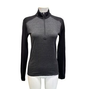 Icebreaker Merino Bodyfit 200 Long Sleeve 1/4 Zip Sweater Size Small Outdoor